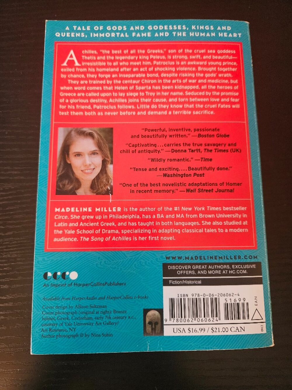 Paperback book The Song of Achilles by Madeline Miller - Picture 2 of 3